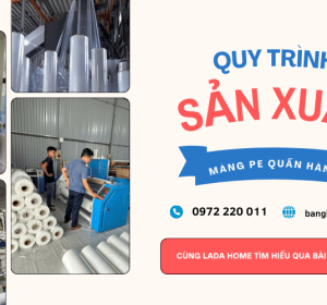 Quy trình sản xuất màng PE từ hạt nhựa đến cuộn thành phẩm