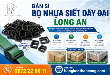 Bán sỉ bọ nhựa siết dây đai Long An