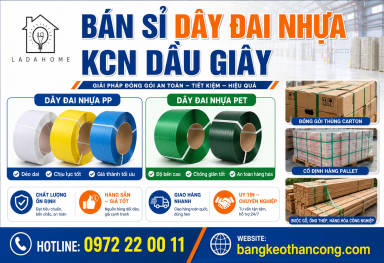 Bán sỉ dây đai nhựa KCN Dầu Giây