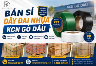Bán sỉ dây đai nhựa KCN Gò Dầu