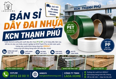 Bán sỉ dây đai nhựa KCN Thạnh Phú