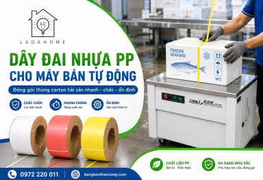 Dây đai nhựa PP cho máy bán tự động