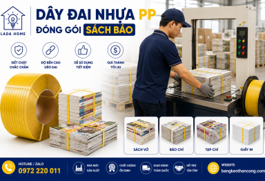 Dây đai nhựa PP cho máy bó sách báo