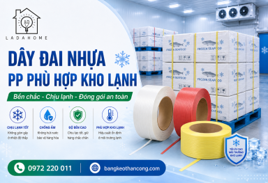 Dây đai nhựa dùng trong kho lạnh