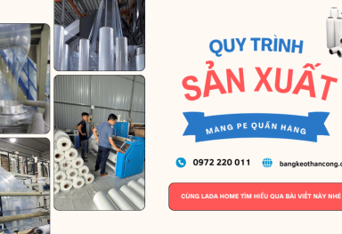 Quy trình sản xuất màng PE từ hạt nhựa đến cuộn thành phẩm