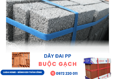Sản xuất dây đai nhựa PP buộc gạch