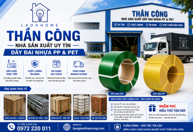 Bán sỉ dây đai nhựa PP & PET tại KCN Linh Trung